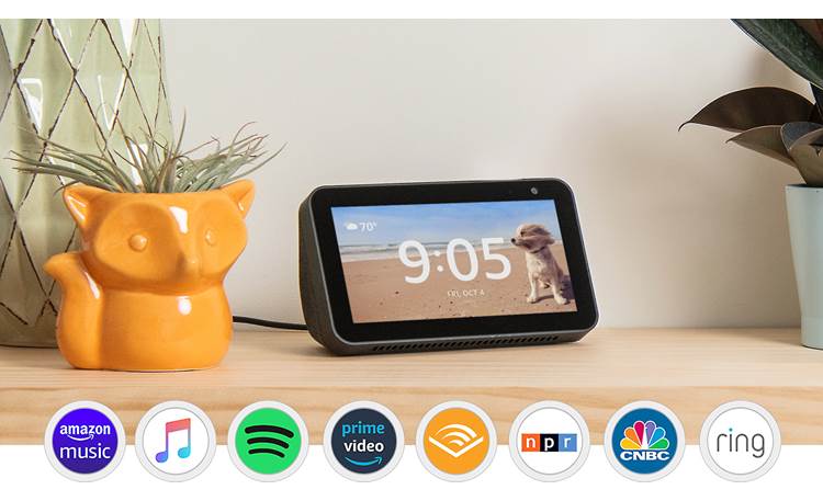 Echo Show 10 (Black) HD smart display with Wi-Fi®, Bluetooth®, and   Alexa built-in at Crutchfield