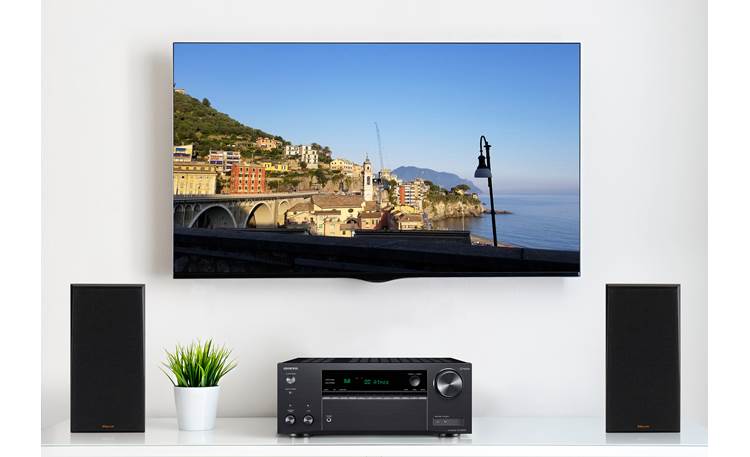 Onkyo TX-NR595 (2019 model) 7.2-channel home theater receiver with