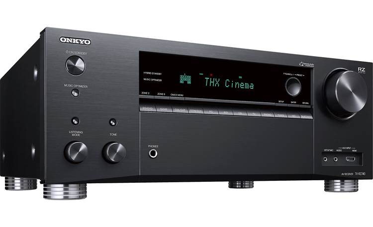 lysere Antipoison tømrer Onkyo TX-RZ740 9.2-channel home theater receiver with Wi-Fi®, Bluetooth®,  Apple® AirPlay® 2, and Chromecast built-in at Crutchfield