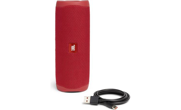 JBL Flip 5 (Red) Waterproof portable Bluetooth® speaker at Crutchfield