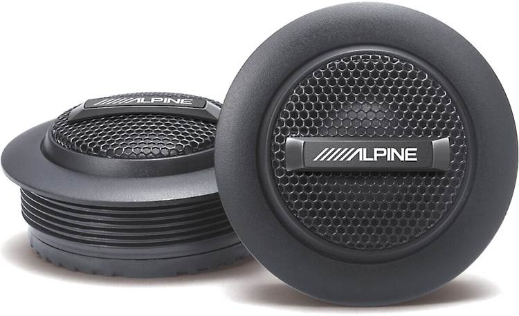 Alpine S-S10TW Achieve a new level of detail with these silk dome tweeters