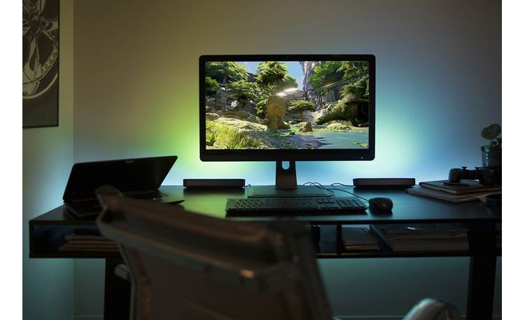 Philips Hue Play White and Color Ambiance Light Bar Set the scene for computer gaming