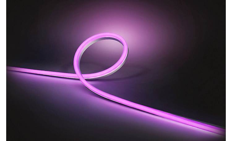 Philips Hue White and Color Ambiance Lightstrip Outdoor Flexible lightstrip can be shaped and bent
