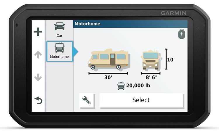 Kategori koste margen Garmin RV 785 & Traffic Portable navigator with dash cam and 7" screen for  RV drivers — includes GPS plus free lifetime map and traffic updates at  Crutchfield