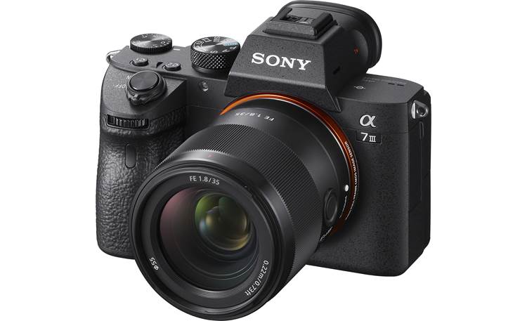 Sony FE 35mm f/1.8 Shown mounted on Sony a7 III (camera not included)