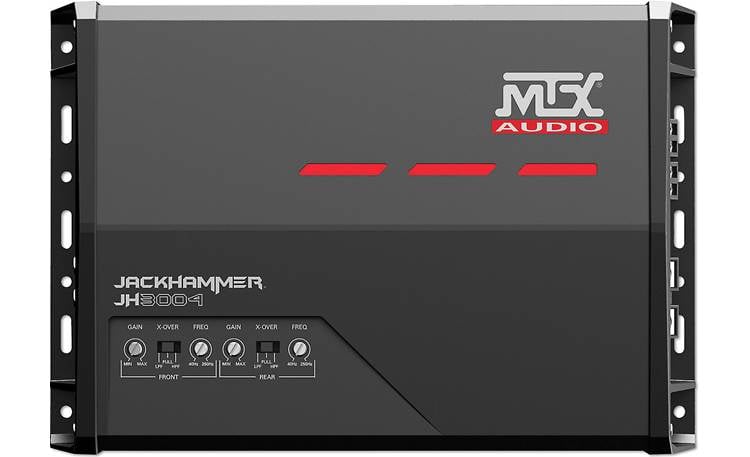 MTX JackHammer JH3004 4-channel car amplifier — 60 watts RMS x 4