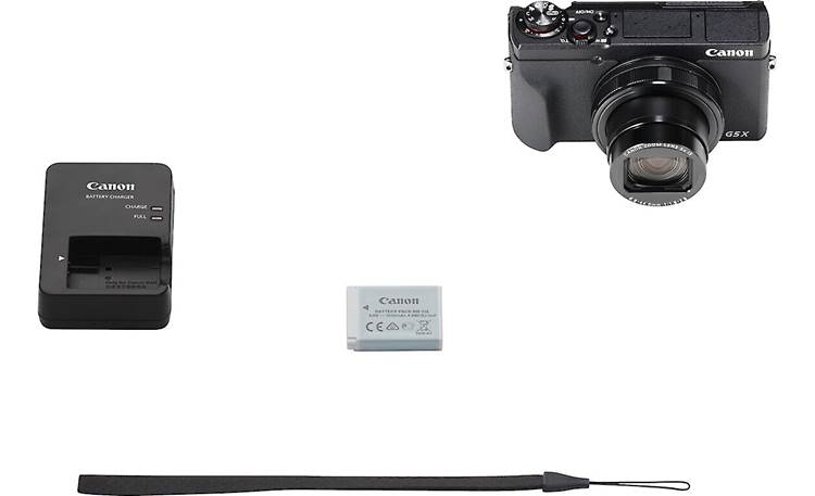 Canon PowerShot G5 X Mark II Shown with included accessories