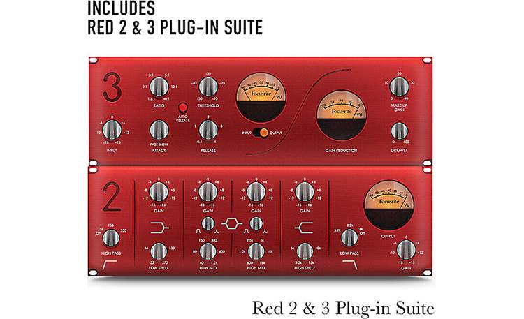 Focusrite Scarlett 8i6 (3rd Generation) Bundled Focusrite plug-in suite