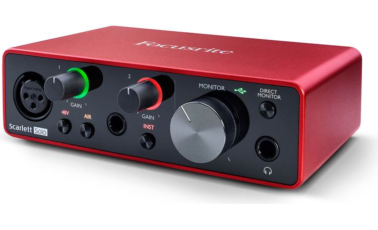 focusrite scarlett 2i2 gain problem