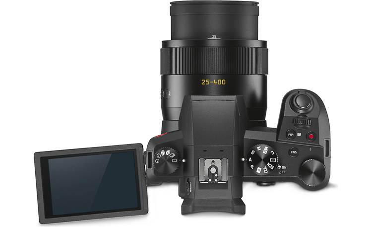 Leica V-Lux 5 Top, with touchscreen rotated out