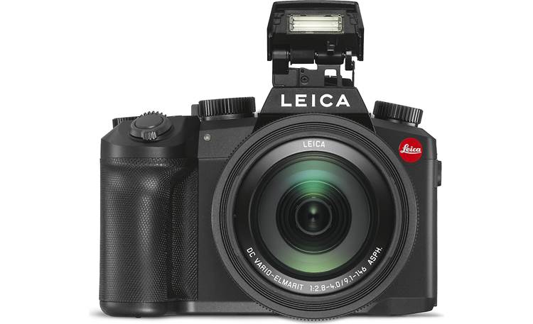 Leica V-Lux 5 Shown with pop-up flash deployed