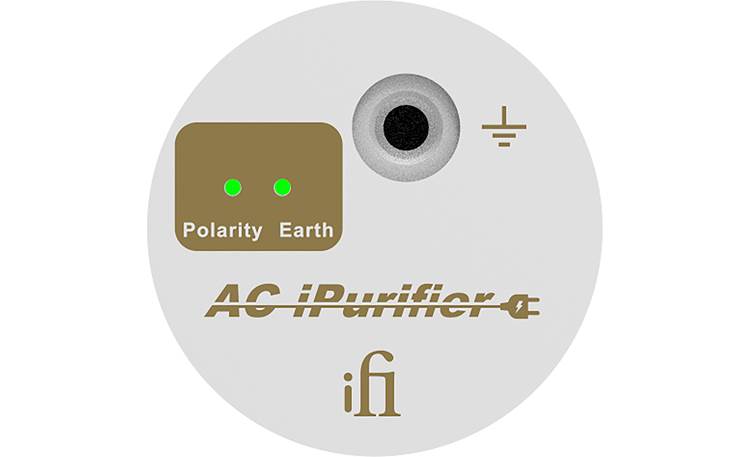 iFi Audio AC iPurifier Front (LED lights indicate ground and polarity statuses)
