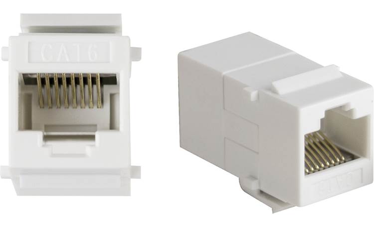 Metra RJ-45 Keystone Couplers (5 Pack) Connect two Ethernet cables together at the wall