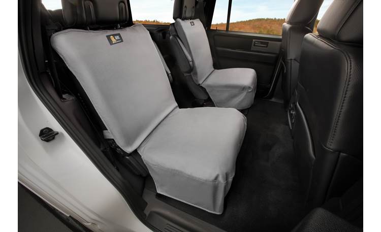 Weathertech Seat Protector Gray Universal Fit Bucket Cover For Front And 2nd Row Seats At Crutchfield - Does Weathertech Make Car Seat Covers