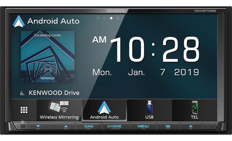 Kenwood DDX8706S Kenwood's big-screen beauty gives you lots of wireless and wired options