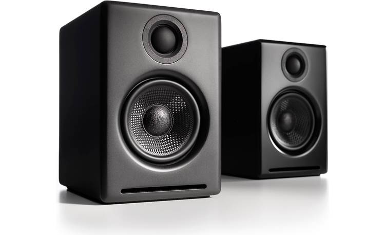 omvatten stijl Een effectief Audioengine A2+ Wireless (Satin Black) Powered stereo speakers with  Bluetooth® at Crutchfield