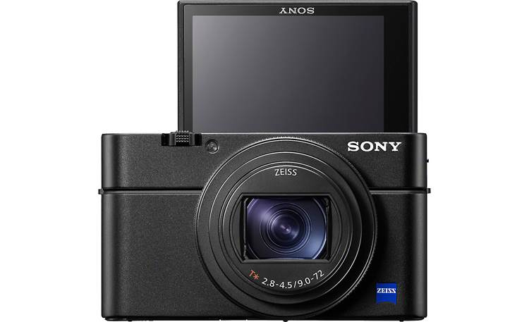 Sony Cyber-shot® DSC-RX100 VII Shown with tilting touchscreen facing forward