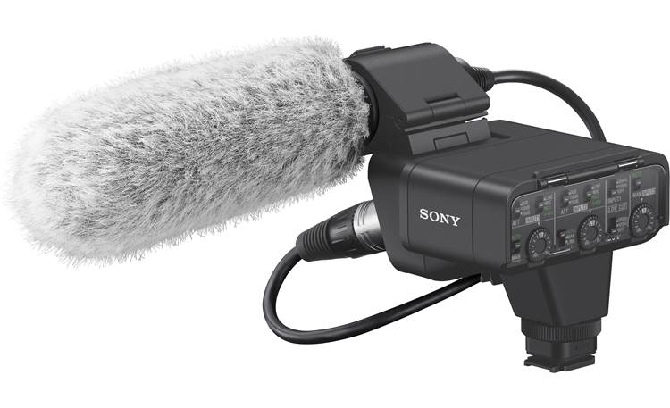 Sony XLR-K3M Shown with included mic and wind screen