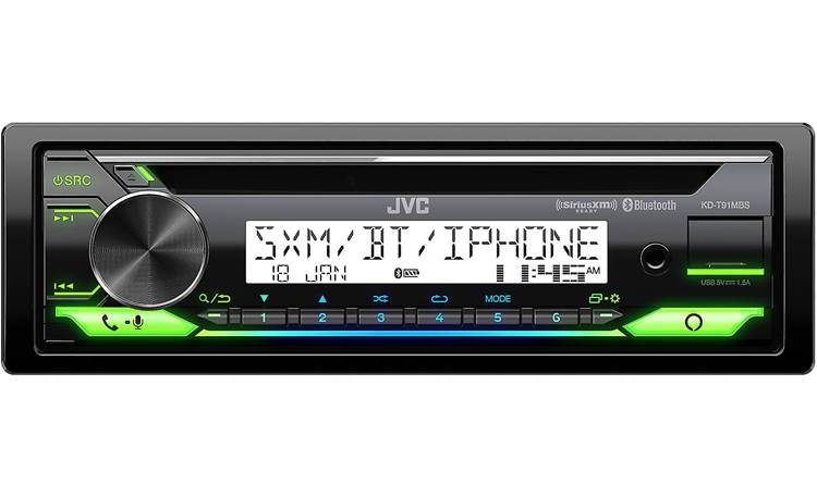JVC KD-T91MBS You'll be able to easily see and control all your music in just about any environment