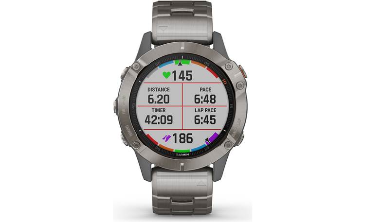 Garmin fenix 6 Sapphire (Titanium bezel, vented titanium