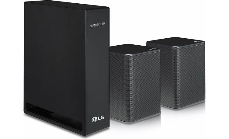 LG SPK8-S Rear Speaker Kit The kit connects wirelessly to your sound bar for flexible placement
