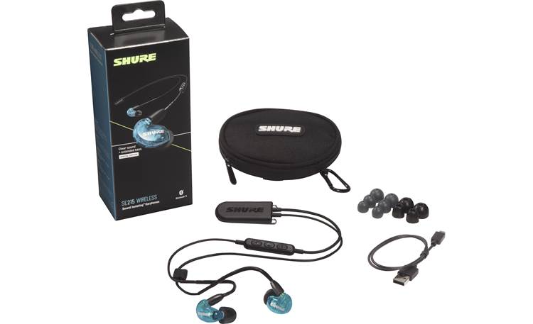 Shure SE215SPE-BT2 Special Edition (with extended bass) Included accessories