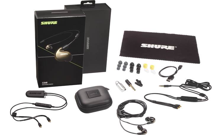 Shure SE846-BT2 (Bronze) Sound Isolating™ earphones with wireless  Bluetooth® 5.0 adapter cable at Crutchfield