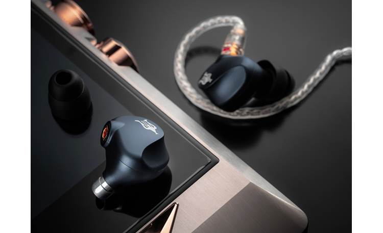 Meze Audio Rai Penta Shown with double-flanged silicone ear tip