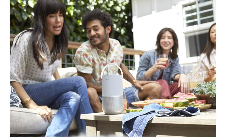 Bose® Portable Home Speaker Enjoy spacious 360° outdoor sound