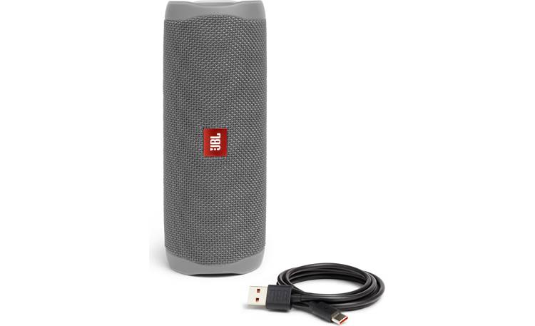 JBL Flip 5 Grey - with included charging cable