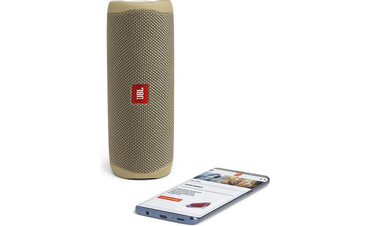 JBL Flip 5 Sand - stream via Bluetooth (smartphone not included)