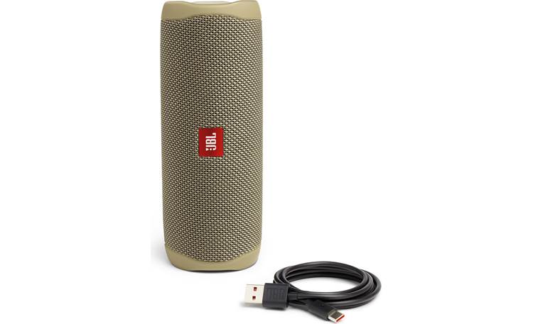 JBL Flip 5 Sand - with included charging cable