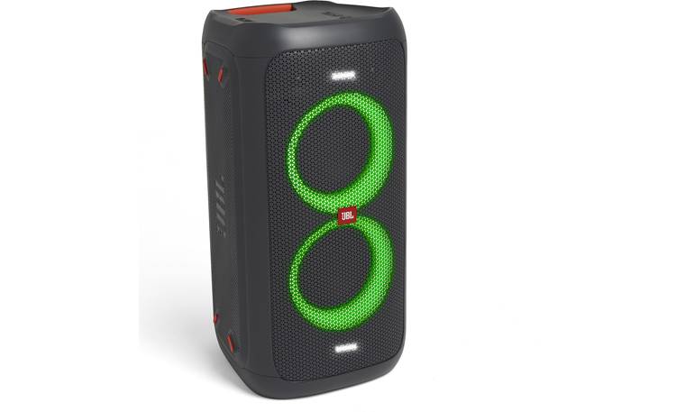 JBL PartyBox 100 Portable Bluetooth® speaker with light display at