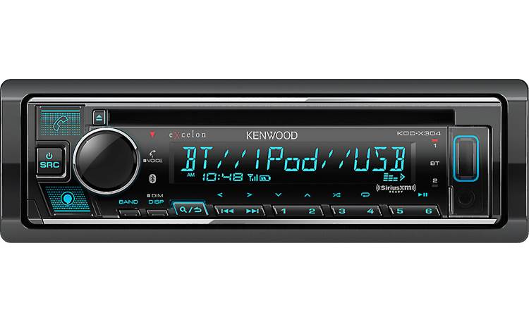 Kenwood Excelon KDC-X304 Slick controls let you pick your music choices and shape how it sounds