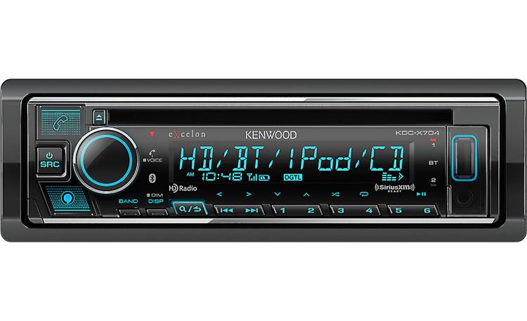 Kenwood Excelon KDC-X704 There's no shortage of music options on this Kenwood