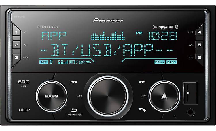 Pioneer MVH-S622BS A big display for easy control of all your favorite sources