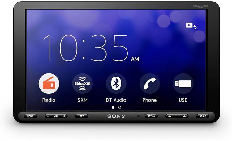 Sony XAV-AX8000 Enjoy Apple CarPlay and Android Auto on a 8.95