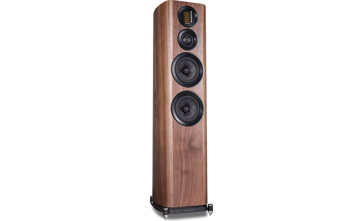 Wharfedale EVO4.4 Angled right, grille removed