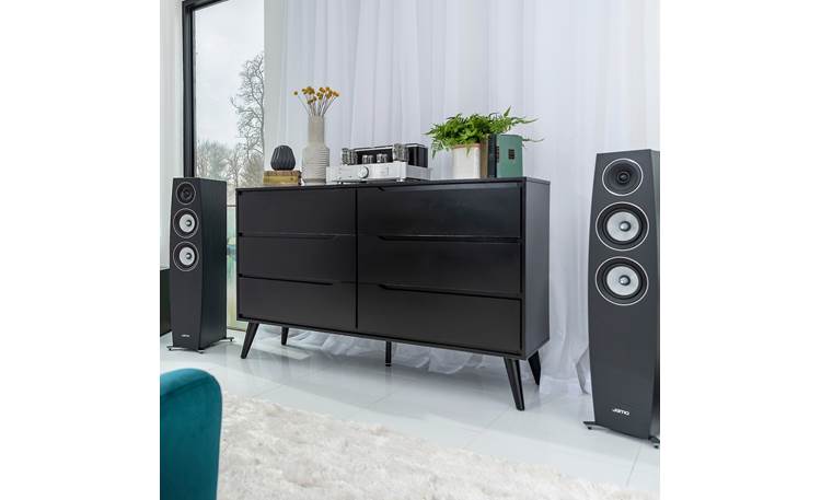 Jamo Concert 9 Series C 95 II Shown as part of a hi-fi music system