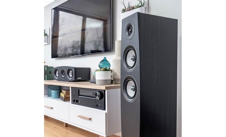 Jamo Concert 9 Series C 95 II Shown in room with grille removed