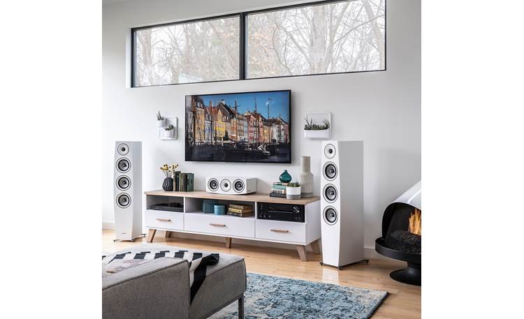 Jamo Concert 9 Series C 97 II Shown as part of a Jamo home theater system