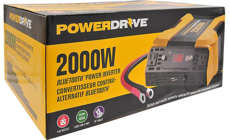 Powerdrive Pd00 Dc To Ac Power Inverter With 00 Watt Continuous Power Output At Crutchfield