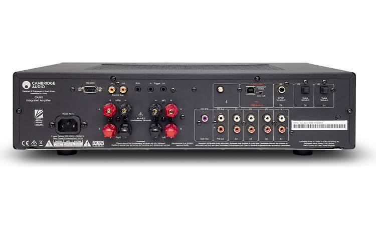 Cambridge Audio CXA61 Back (U.S models 110 voltage)