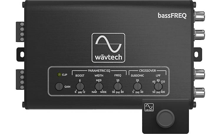 Wāvtech bassFREQ bass enhancement processor and remote