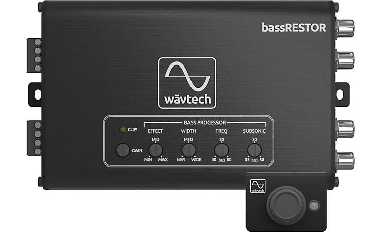 Wāvtech bassRESTOR bass restoration processor and remote