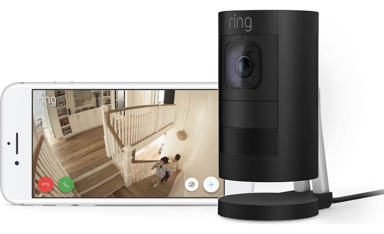Ring Stick Up Cam Wired Can be free-standing or wall-mounted