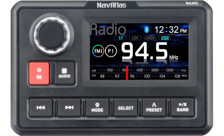 NavAtlas NA30C Add Bluetooth and more sources to your ATV or boat