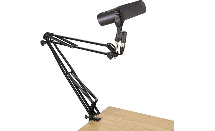 Gator Frameworks Desk-Mounted Broadcast Microphone Boom Stand Full 360° rotation (mic not included)