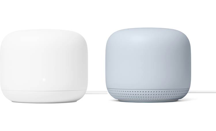 Google Nest Wifi Router and Point Front
