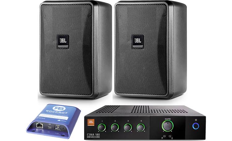 Rockbot Bundle Small Front (two pairs of speakers included, one shown)